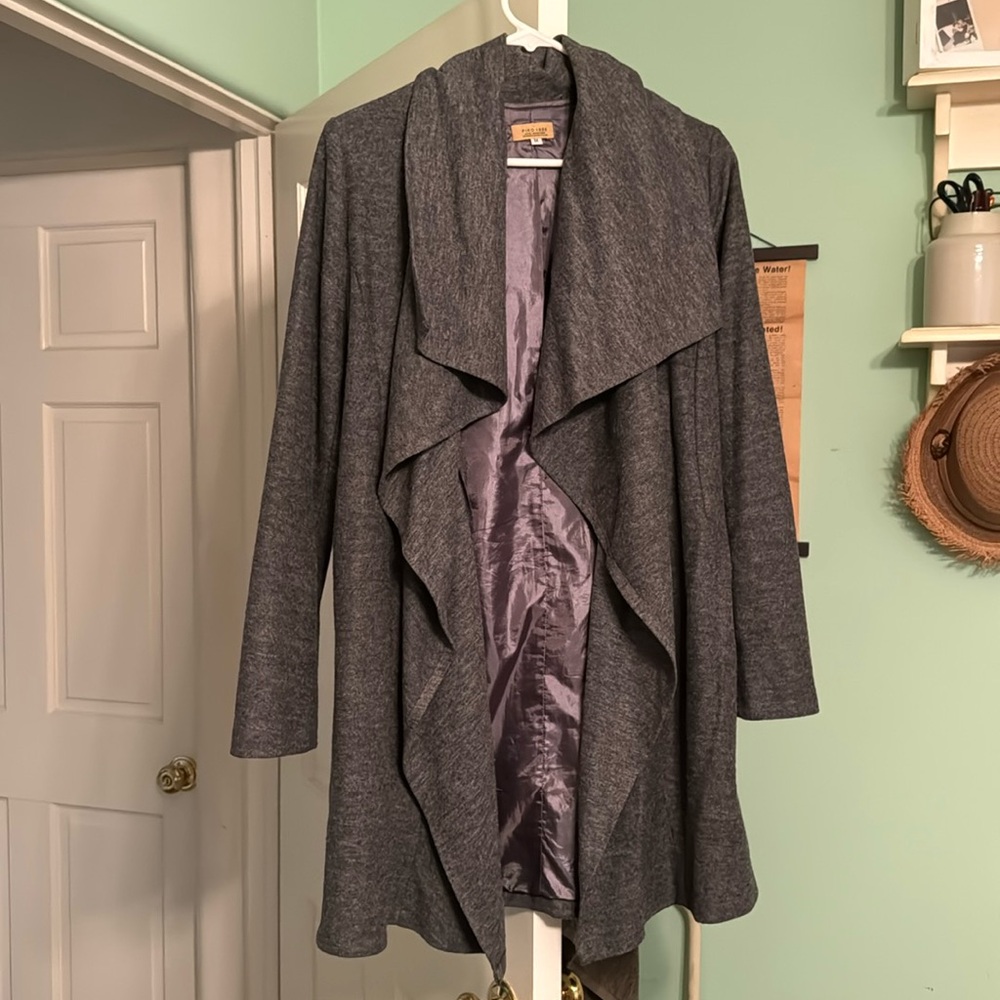 Wool Grey Long Coat